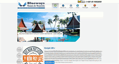 Desktop Screenshot of bluewaystours.com